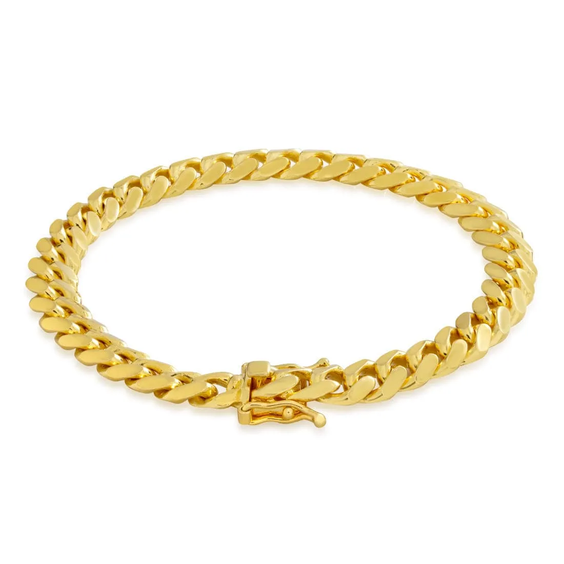 Solid Gold 5mm Miami Cuban Link Bracelet