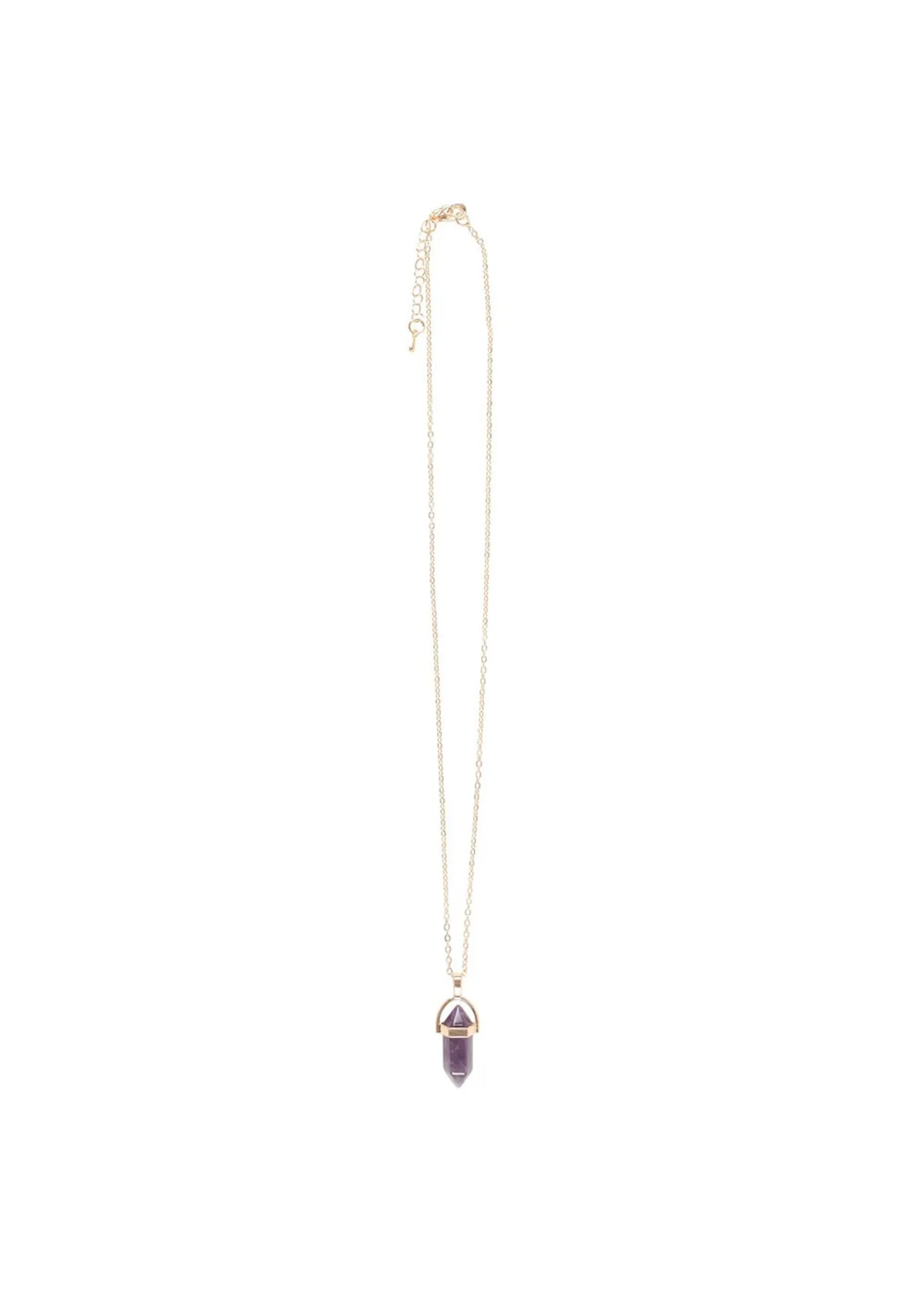 Something Different - Amethyst Crystal Pendant Necklace