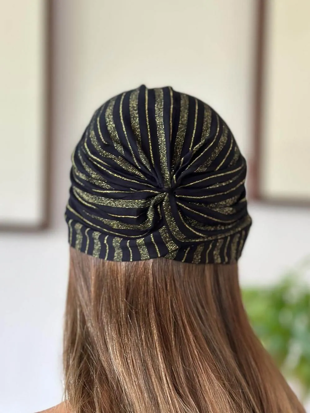 Sparkle Stripe Twist Hat