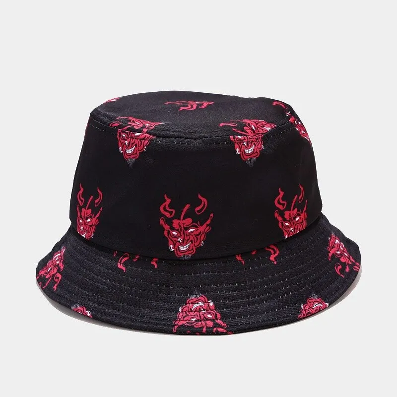 Spring Summer Blue Sky Clouds Flame Bucket Hat for Men Women Outdoor Fashion Hip Hop Fishman Hat Bob Boys Girls Travel Panama