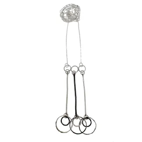 SSP 3R STICKS & STONES (3 Ring plain pendant; long)