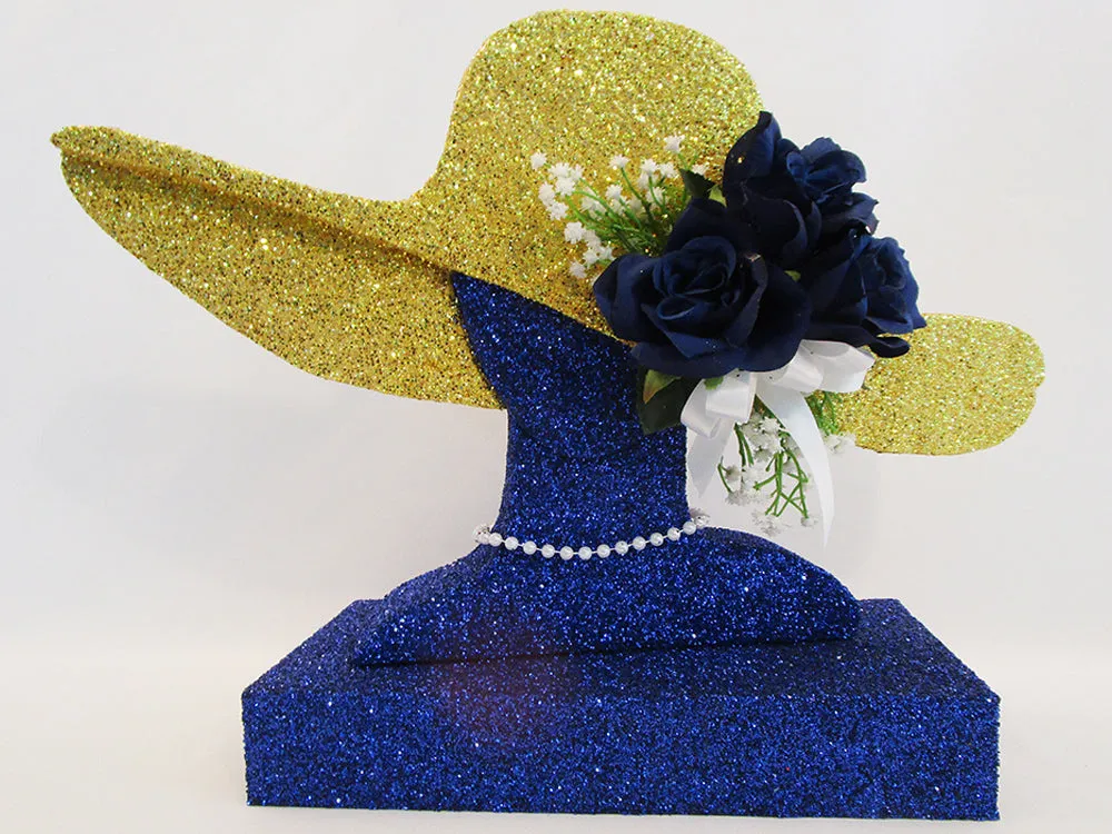 Styrofoam Floppy hat Centerpiece