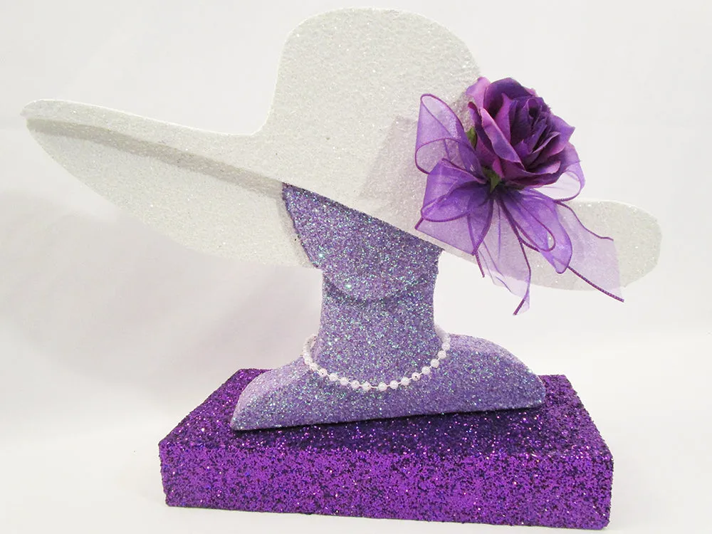 Styrofoam Floppy hat Centerpiece