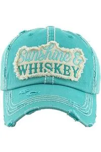 Sunshine and Whiskey baseball hat