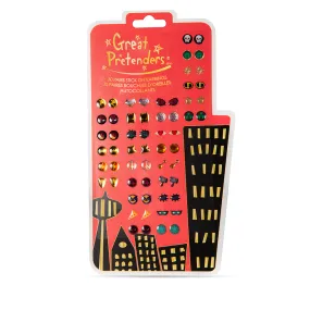 Superhero Sticker Earrings 30 Pairs