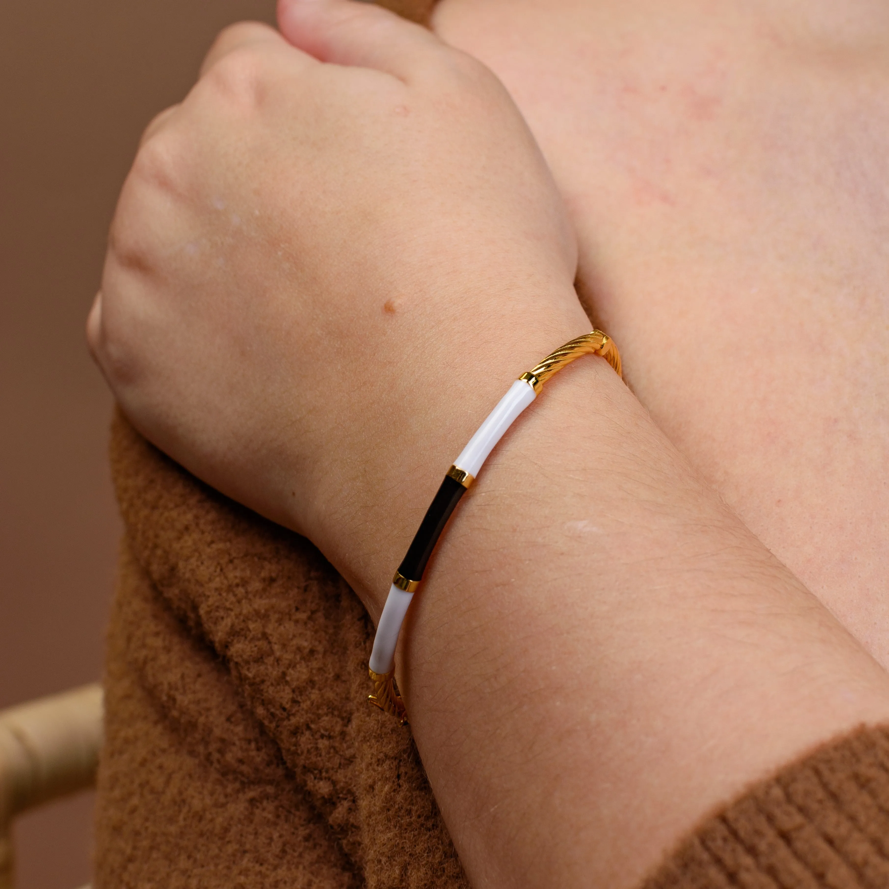 Taffy Enamel Bangle