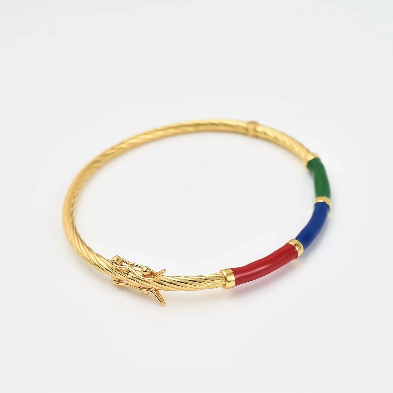 Taffy Enamel Bangle