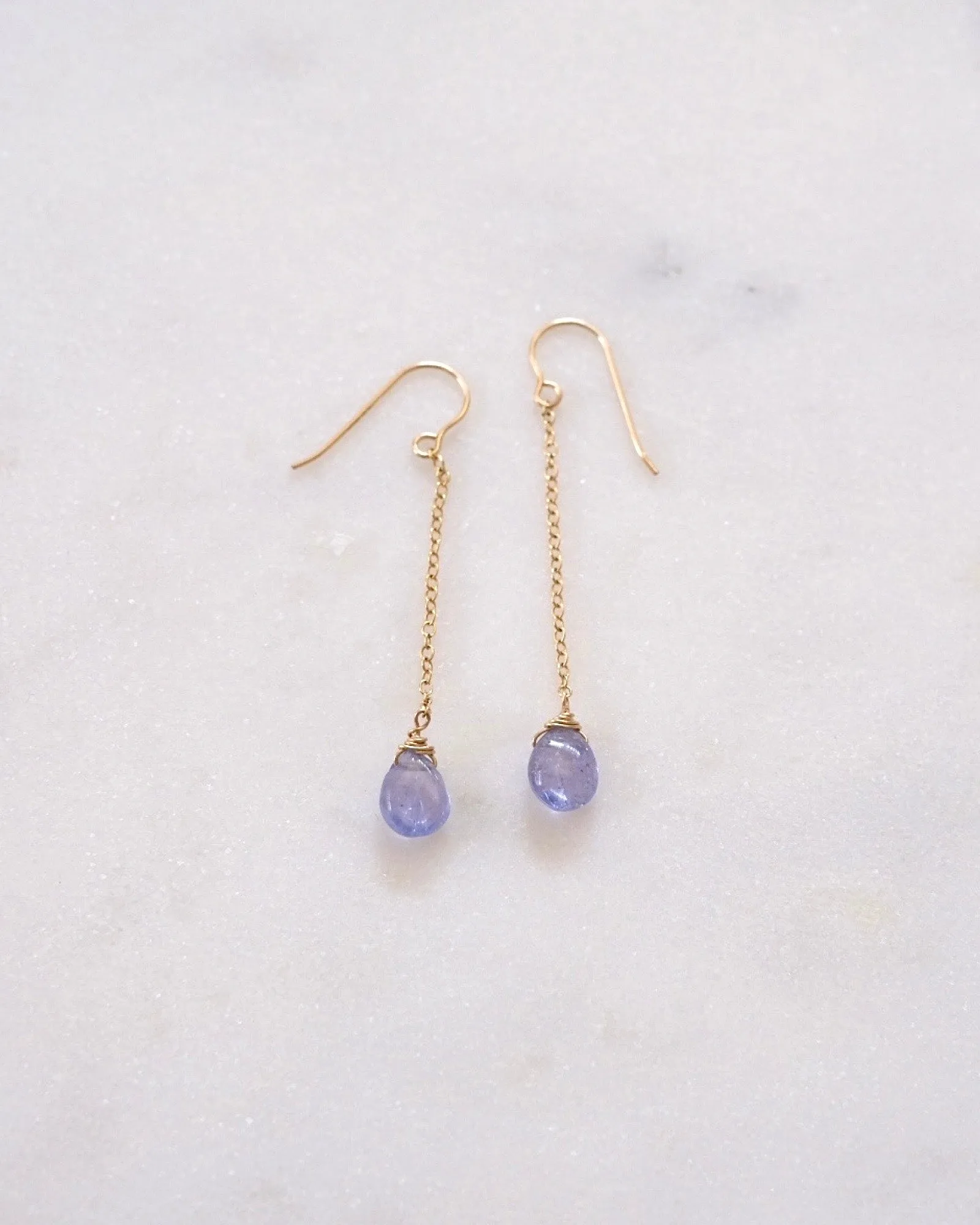 Tanzanite Drop Earrings