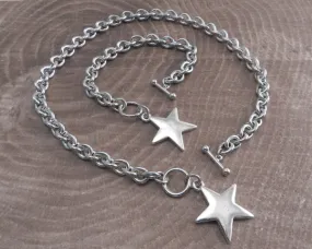 Teardrop Toggle Bracelet with Star