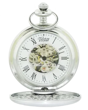 Telstar P9023 CSW mechanical full hunter pocket watch 36459