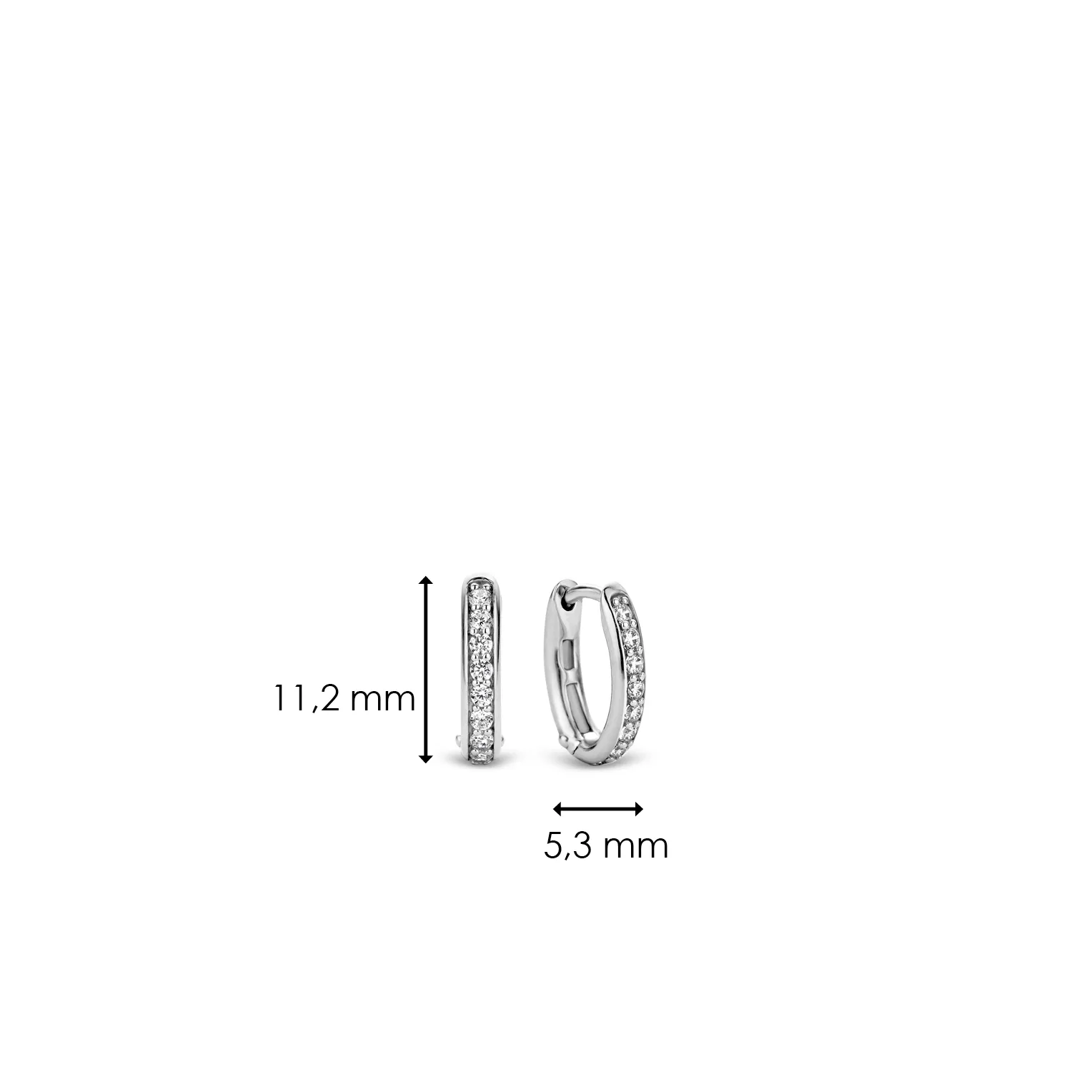 TI SENTO Small Hoops - 7759ZI