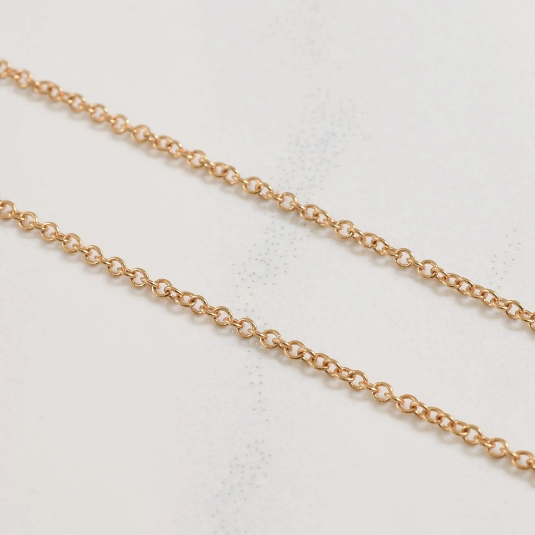 'Tiffany & Co.' 18k Rose Gold Necklace | 17" | Accent Amethyst