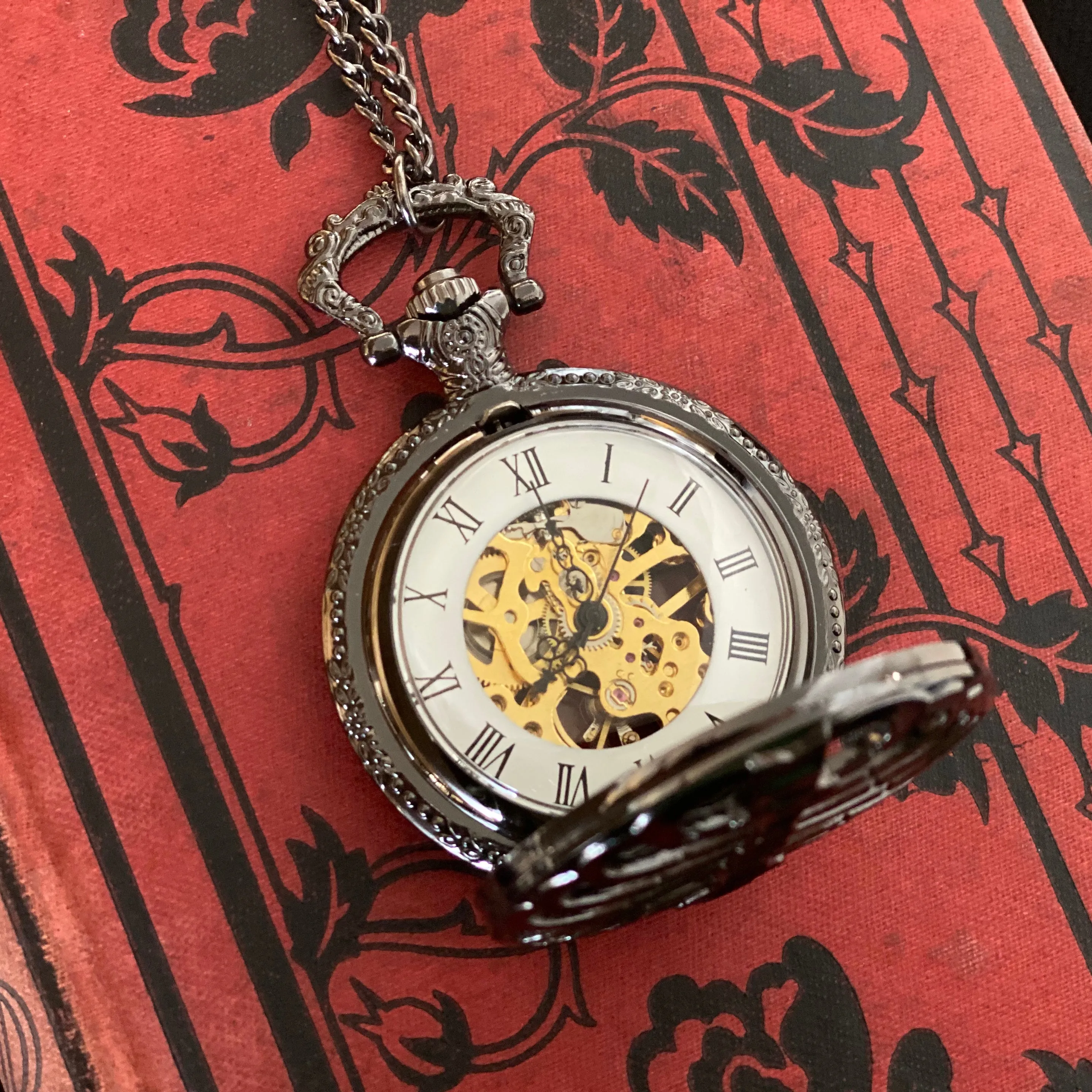 Time Lord Mechanical Pocket Watch - Pocket Chain or Necklace