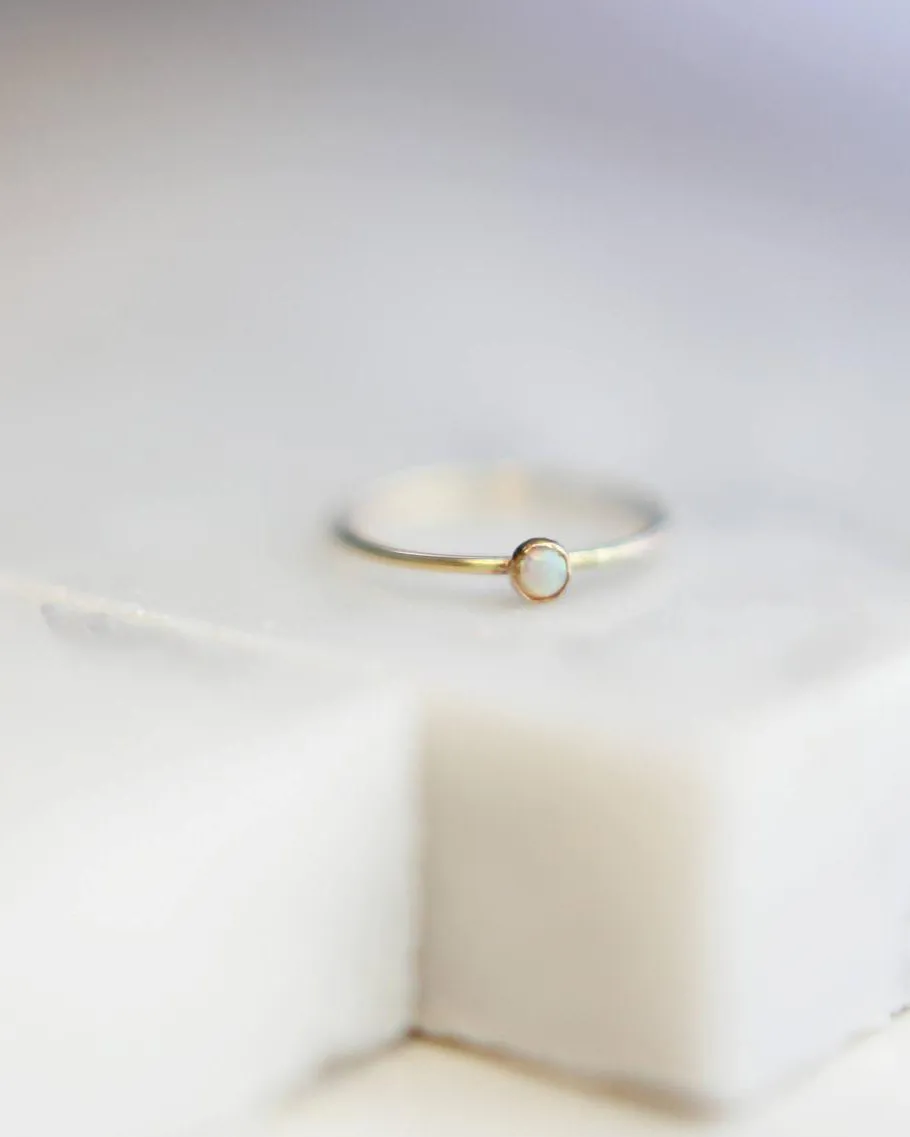 Tiny Opal Ring