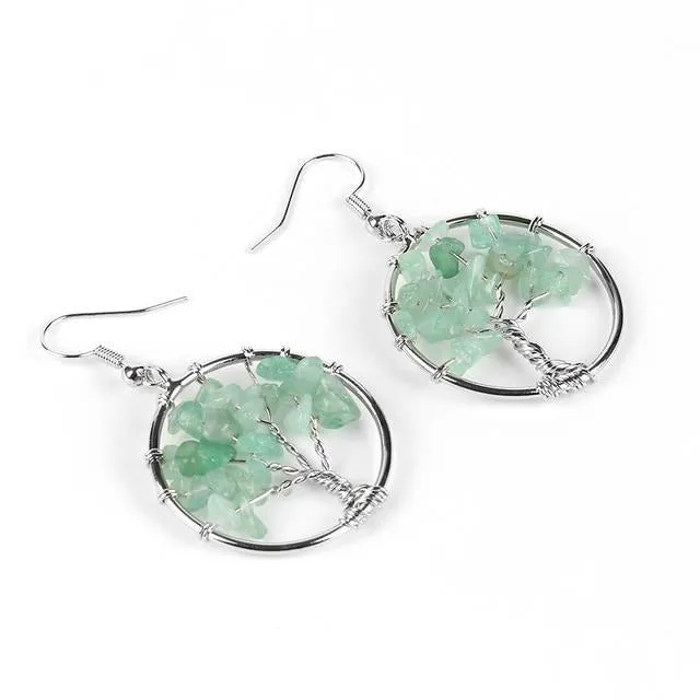 Tree of Life Women Drop Earrings