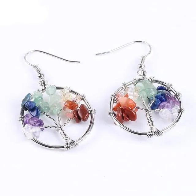 Tree of Life Women Drop Earrings