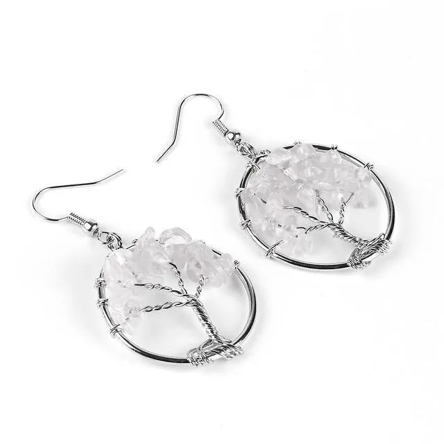 Tree of Life Women Drop Earrings