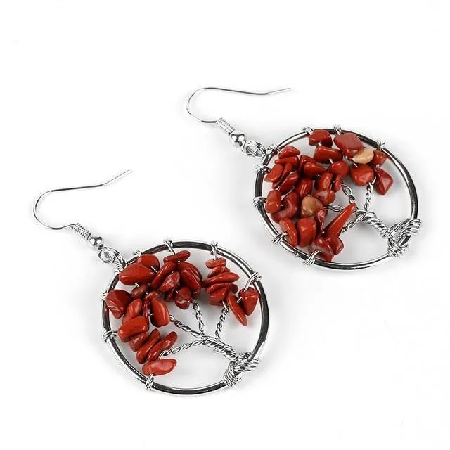 Tree of Life Women Drop Earrings