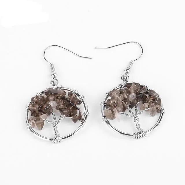 Tree of Life Women Drop Earrings