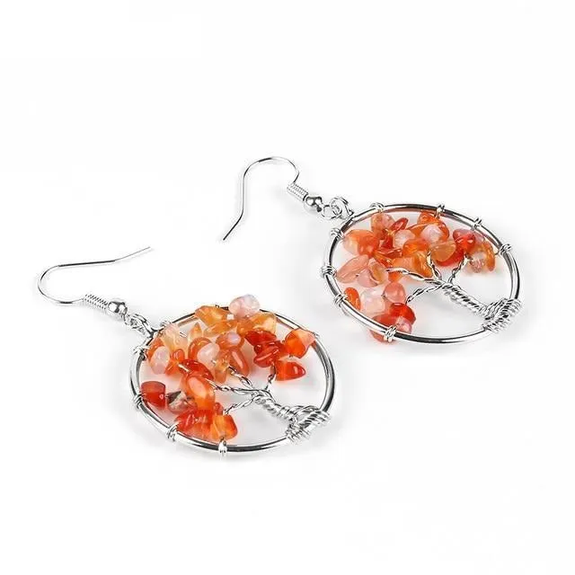 Tree of Life Women Drop Earrings