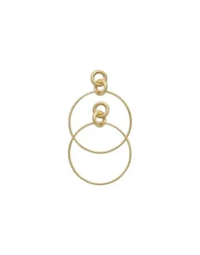 Tula Statement Hoop Earrings Gold Plating