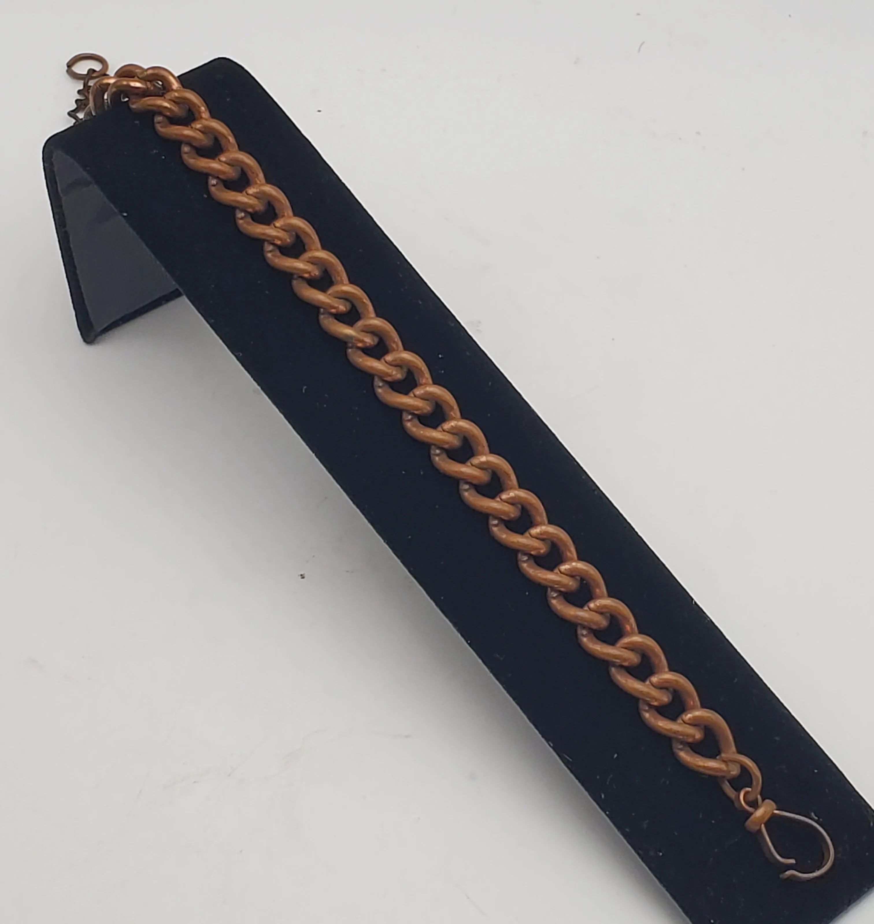 Vintage Copper Curb Link Chain