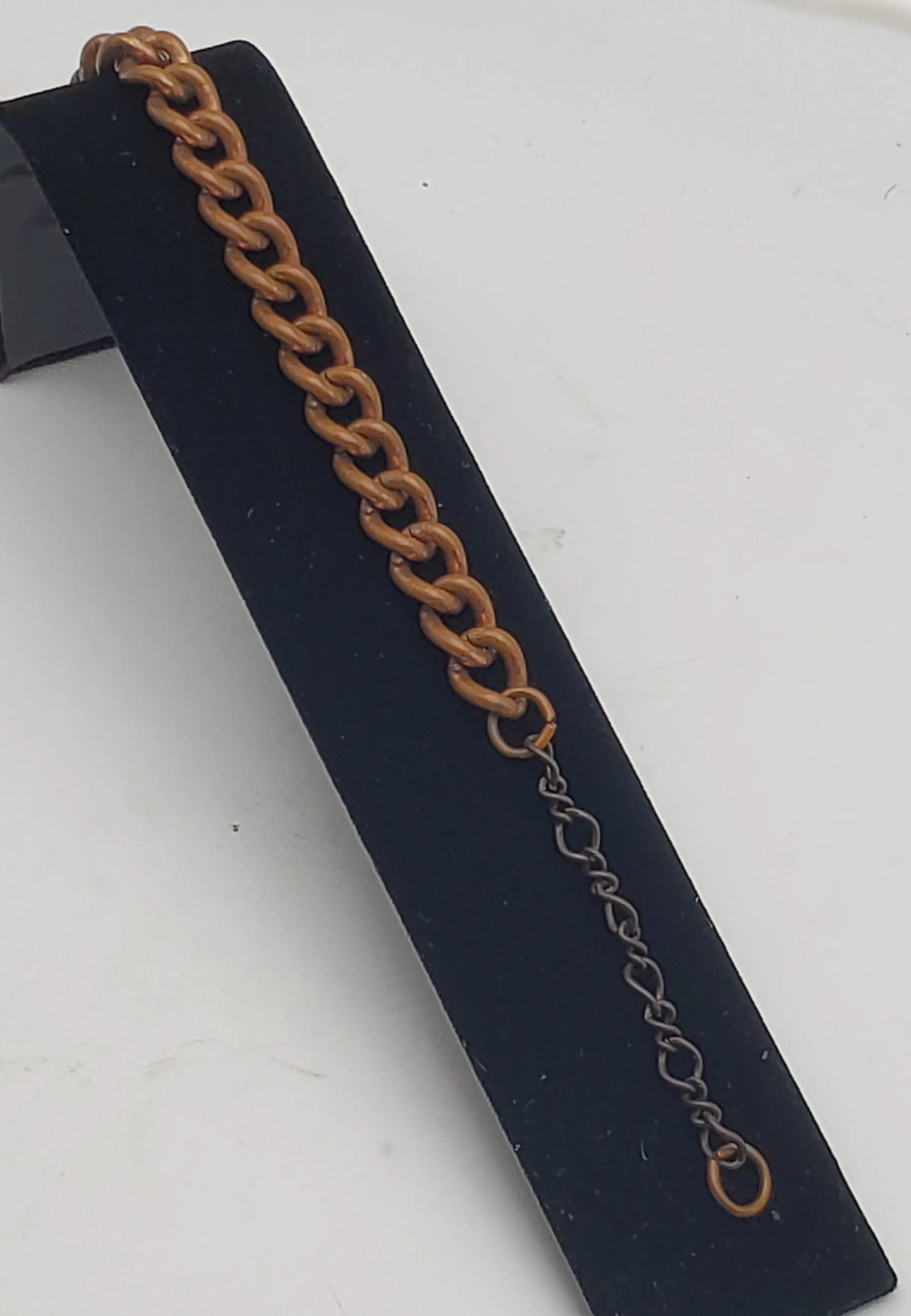 Vintage Copper Curb Link Chain