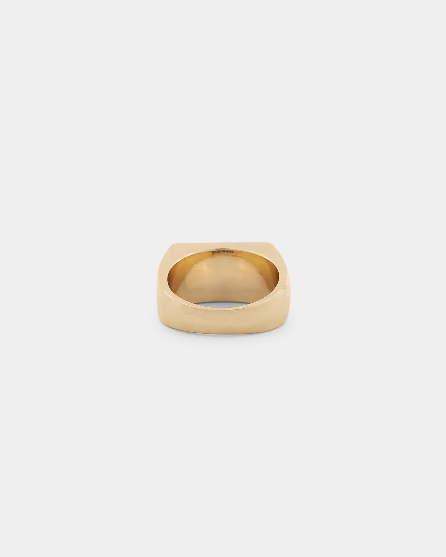 Wild For The Weekend Cloud Crystal Signet Ring (Medium) Gold