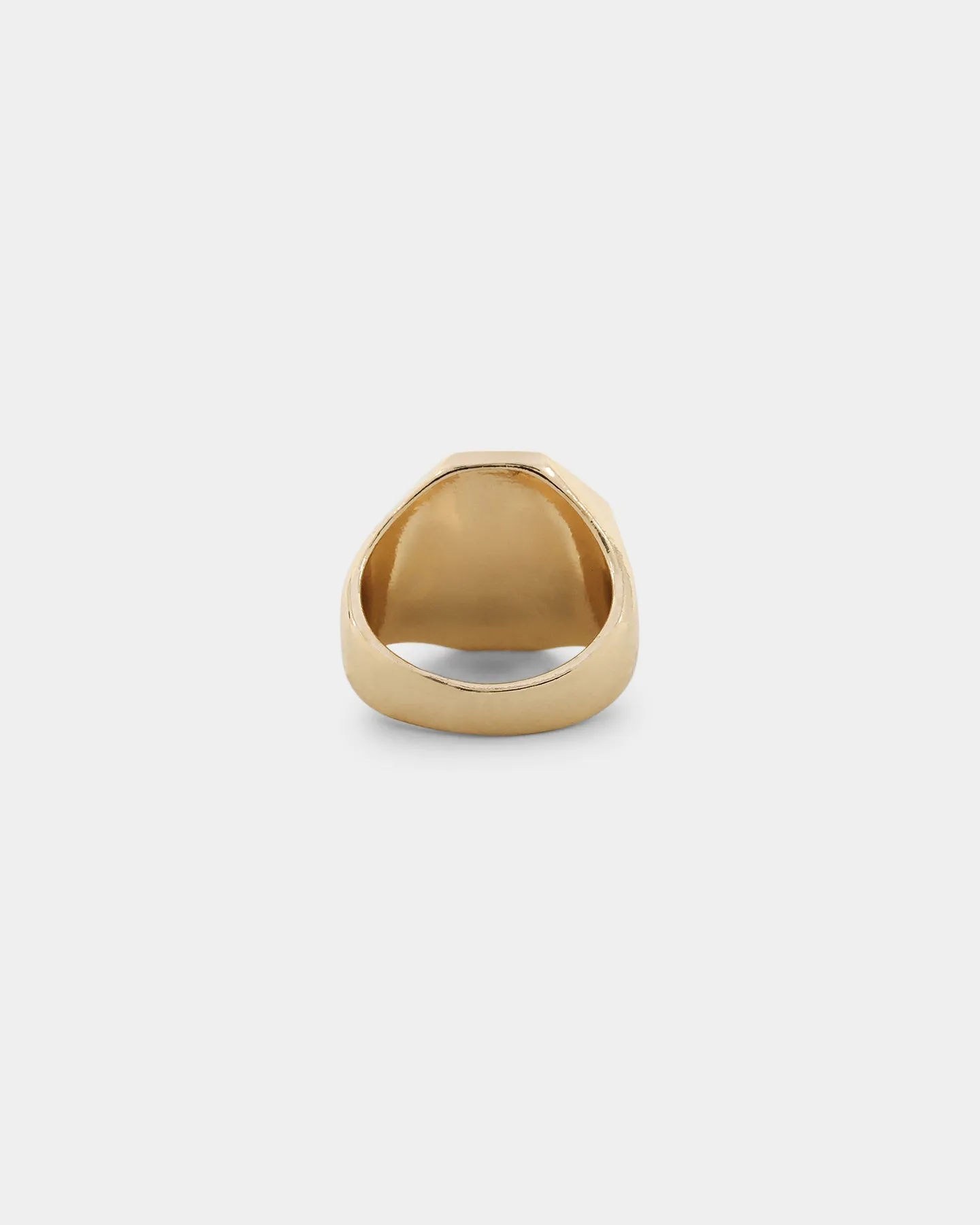 Wild For The Weekend Octagon Sun Signet Ring (Medium) Gold