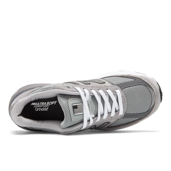 Womens New Balance 990v5 Grey With Castlerock