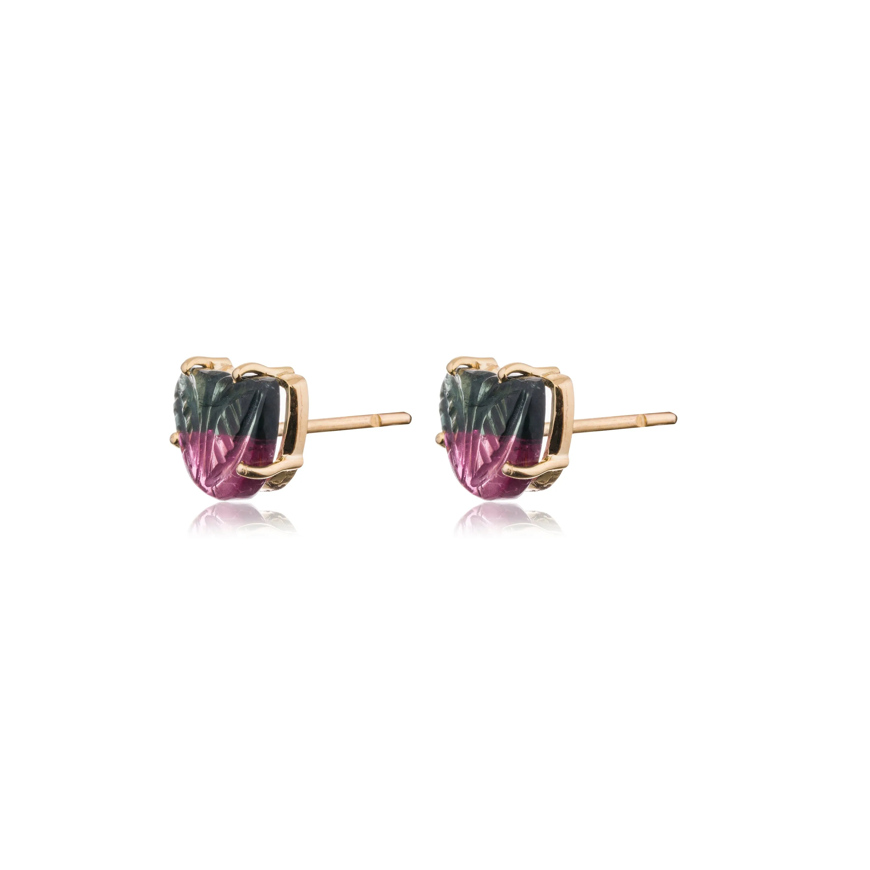 Zoya Titli Watermelon Tourmaline Butterfly Wings, 14K Gold